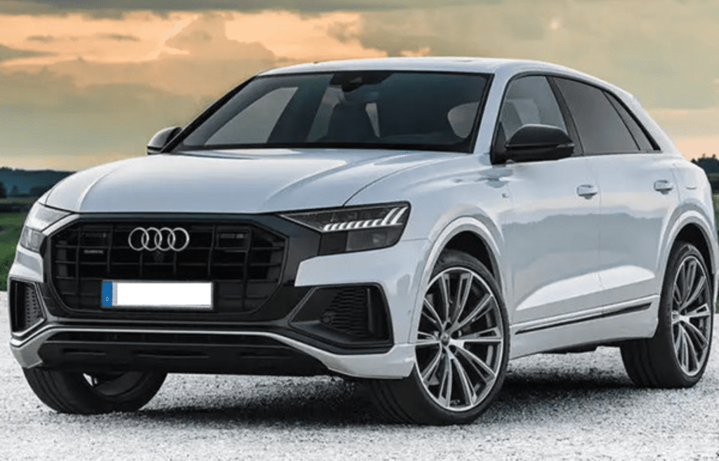 Audi Q8 Crossover with Driver