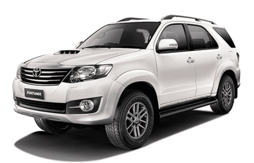Toyota Fortuner SUV with Driver